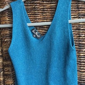Pretty Blue Knit Top